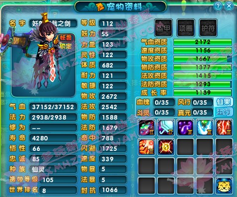 新梦诛全服宠物排行榜 各种类最牛宠物