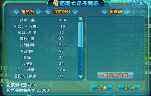 历届首席大弟子竞争的非常激烈的一次